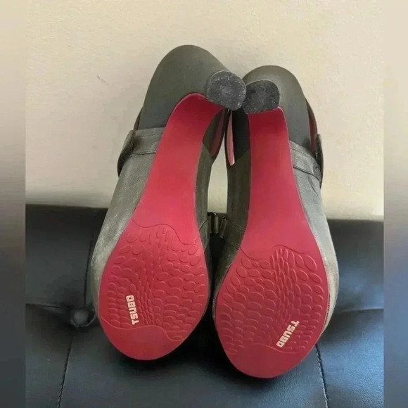 Tsubo Leather and Suede Acrea' Slingback Mary Jane Pumps/Heels Sz 9. 🔥 - Picture 5 of 13